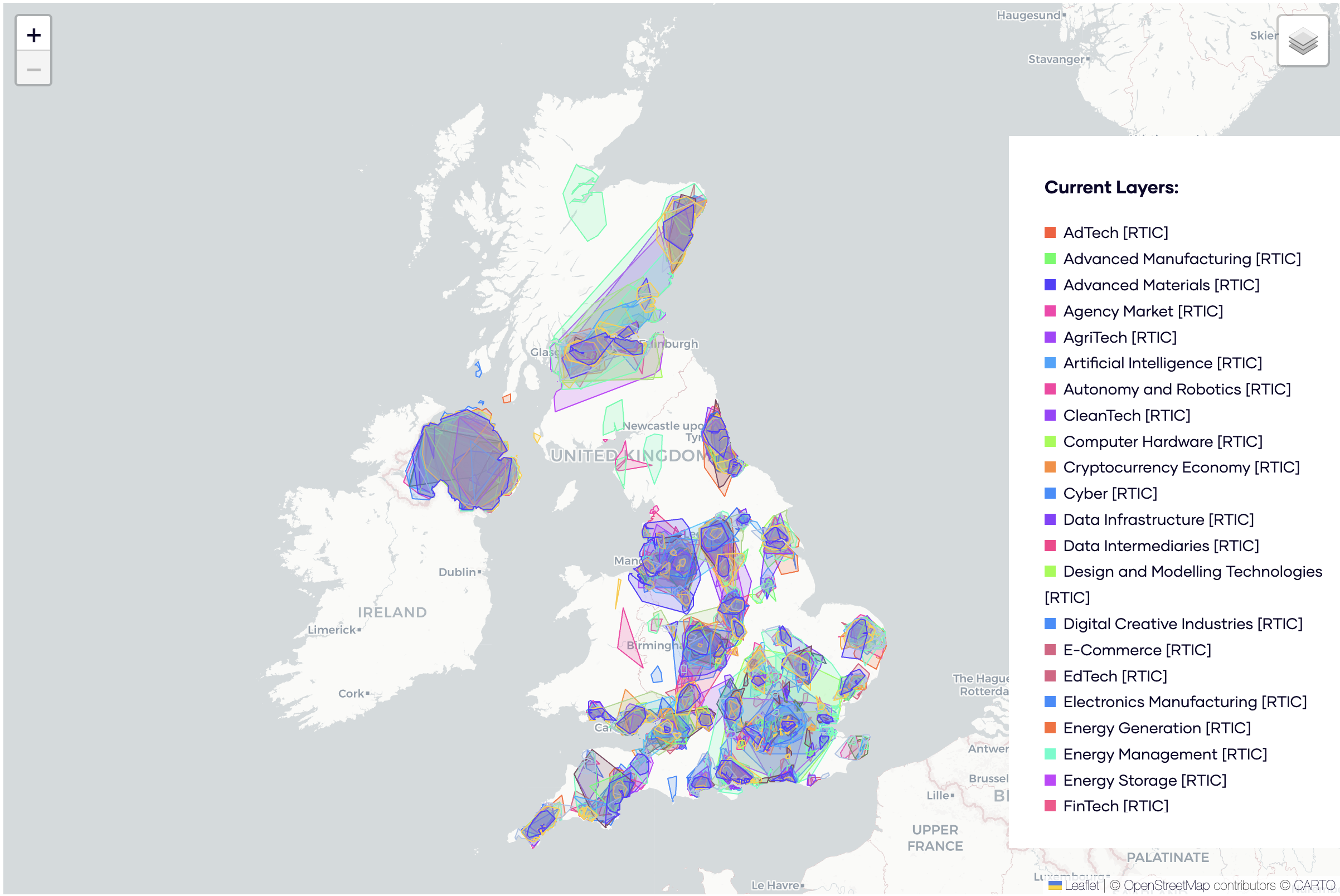 The Big Sky - Innovation Clusters